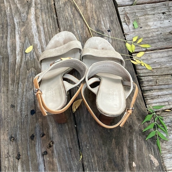 Gucci Sandals Horsebit Miss Bamboo Beige Tan Heels rare ICONIC Rafia and Leather - Picture 9 of 13